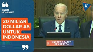 Joe Biden Umumkan Bantuan 20 Miliar Dollar AS untuk Transisi Energi di Indonesia