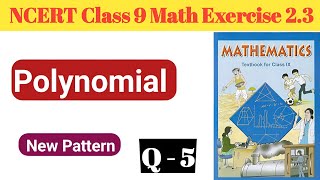 ncert class 9math chapter 2 exercise 2.3 question - 5 || ncert class 9 math exercise 2.3