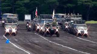 富士学校祭2013 観閲行進(富士教導団、10式戦車）