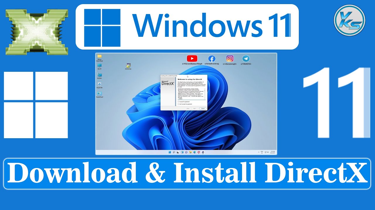 How To Download And Install DirectX On Windows 11 | DirectX End User ...