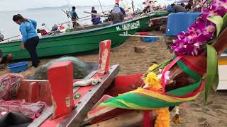 ใหม่ตลาดประมงพื้นบ้านหาดจอมเทียน อาหารทะเลสดๆจากทะเล ย้ายจากขายริมถนนมาขายริมทะเลพัทยา13 ก.ย 2565