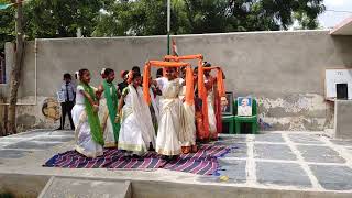 రివ్వు రివ్వున సాగిపోవు Song in Our school by 5th class students.