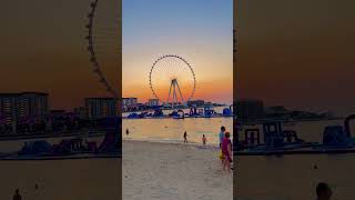 Beach 🏝️ Most Exclusive Beach of Dubai Marina - Sandy Beach || Relaxation Time || Awesome View 💦🌊🏝️