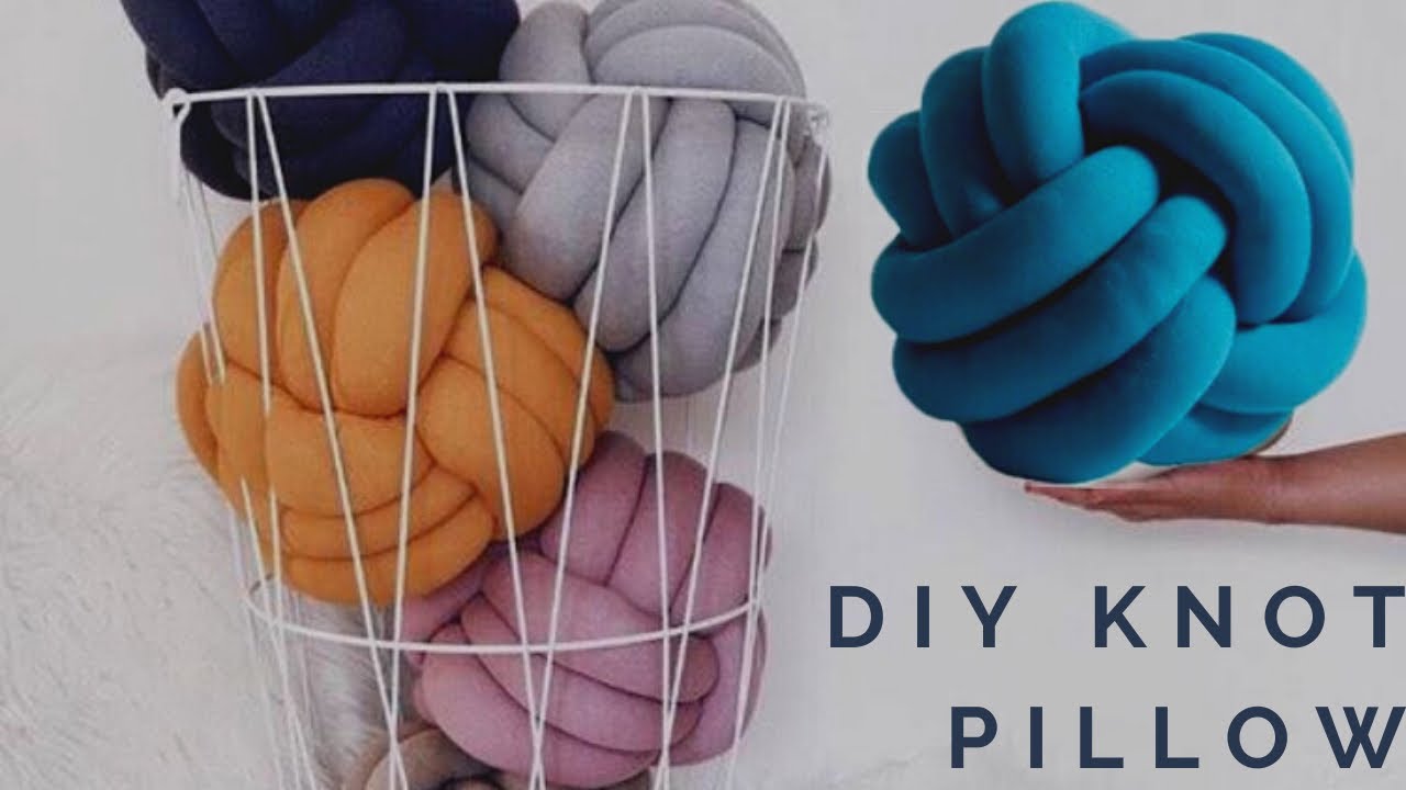 Diy Knot Pillow Throw Pillows Knot Pillow Tutorial Girl Next Door