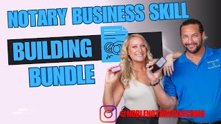 Notary Business Skill Builder Training Bundle: Credit Counselling/Ink Card Fingerprinting