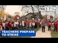 Hundreds gather for rally ahead of looming Albany teacher strike