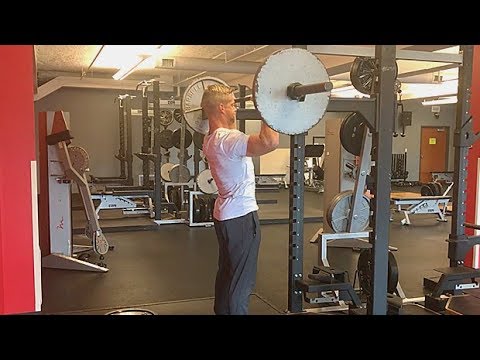 Overhead Press From Pins Youtube