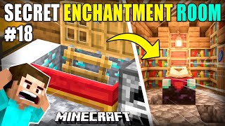 I MADE SECRET UNDERGROUND ROOM FOR ENCHANTMENT | MINECRAFT GAMEPLAY#18 | HS GAMING