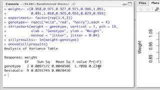 Randomized Block Designs in R Part 2: Practice