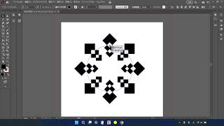 illustrator(CC)のリピート機能(ラジアル)