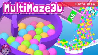 Playing Multi Maze 3d for 11 minutes! ll Gameplay ll @Pinky_Gozel123