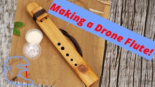 Making a Native American Drone Flute - No Commentary - Blue Bear Flutes