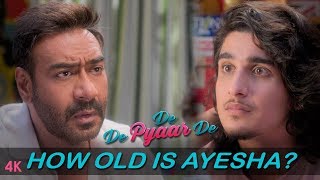 De De Pyaar De Dialogue Promo | How Old Is Ayesha | Ajay Devgn | Tabu | Rakul Preet Singh