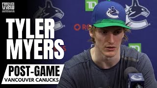 Tyler Myers Reacts to Vancouver Canucks Season, Playing for Bruce Boudreau & Canucks Positives