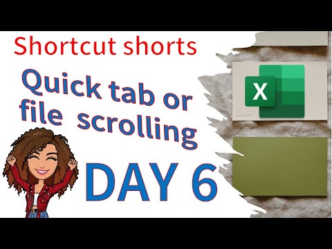 Excel shortcut keys: switching between workbooks and quickly switch worksheets in excel