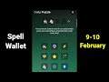 spell wallet daily puzzle 9 february spell wallet today puzzle cards 9 february