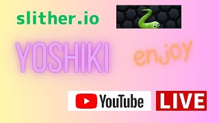 【slither.io　スリザリオ】雨☂　まったりみみず【LIVE 実況】視聴者参加型