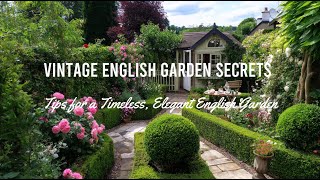 💖 Vintage English Garden Secrets: 16 Tips for a Timeless, Elegant English Garden