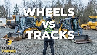 Wheels or Tracks? What's Best For Heavy Equipment (excavators, skid steers, loaders, etc.)?
