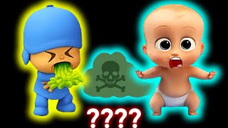 6 Pocoyo Sick and Boss Baby Fart Sound Variations In 36 Seconds