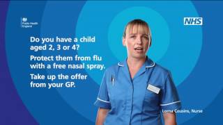 Flu vaccine for 2, 3 and 4 year olds