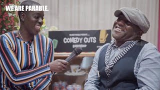 Interview with Desmond's creator Trix Worrell at Comedy Cuts Barbershop | We Are Parable