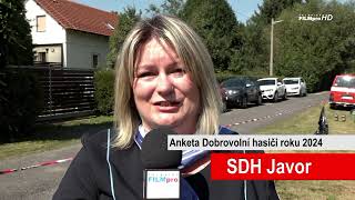 Anketa Dobrovolní hasiči roku 2024 – SDH Javor