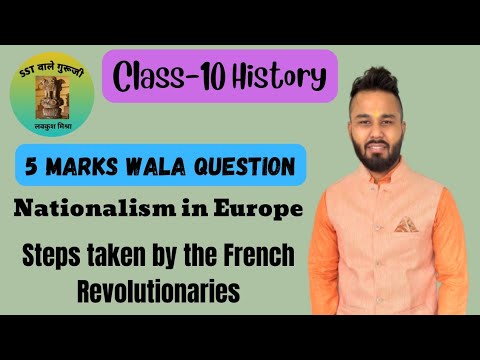 Steps Taken By French Revolutionaries | Class-10 History | Nationalism ...