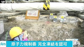 「凍土遮水壁」の完全凍結を認可　原子力規制委(17/08/15)