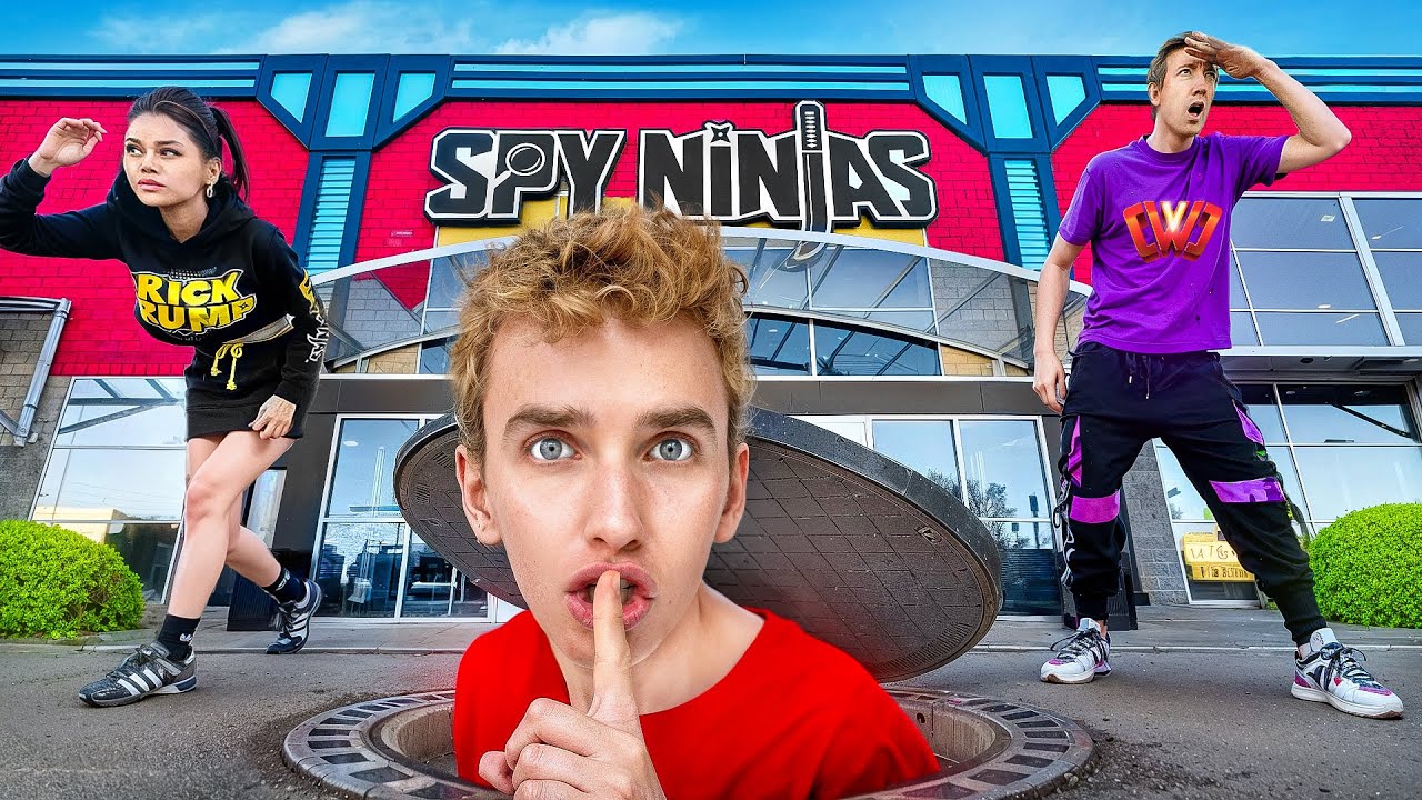 Sneaking Into Chad Wild Clay Spy Ninjas Theme Park Youtube