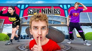 SNEAKING into Chad Wild Clay SPY NINJAS Theme Park!!