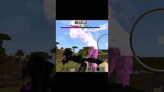 minecraft but fight with enderman #shorts