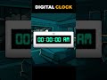 Create A Beautiful Animated Digital Clock With Oop Javascript