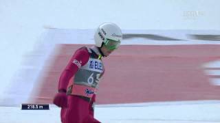 Klemens Murańka - 218,5 m - Planica 2015 - II seria [HD]