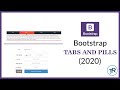 HOW TO USE BOOTSTRAP TABS AND PILLS (2020) |  HOW TO CREATE DYNAMIC TABS FOR YOUR WEBSITE