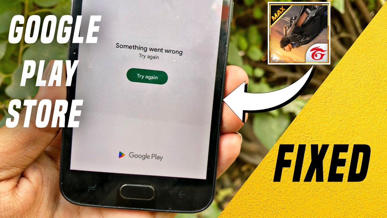 😥 Play Store Something Went Wrong Problem | How To Fix Something Went ...