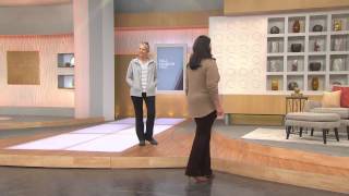 Legacy Legwear Flip Side Fleecy Boot Cut Knit Pant with Sandra Bennett
