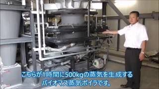 イクロス製 バイオマス蒸気ボイラS500