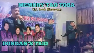 DONGAN'S TRIO - MEMORY TAO TOBA Cipt. Jonar Situmorang || LAGU BATAK LIVE