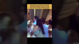 Kubra and Gohar's dance at Mehndi night #kubrakhan #goharrasheed #mehndinight #shaadi #viralshort