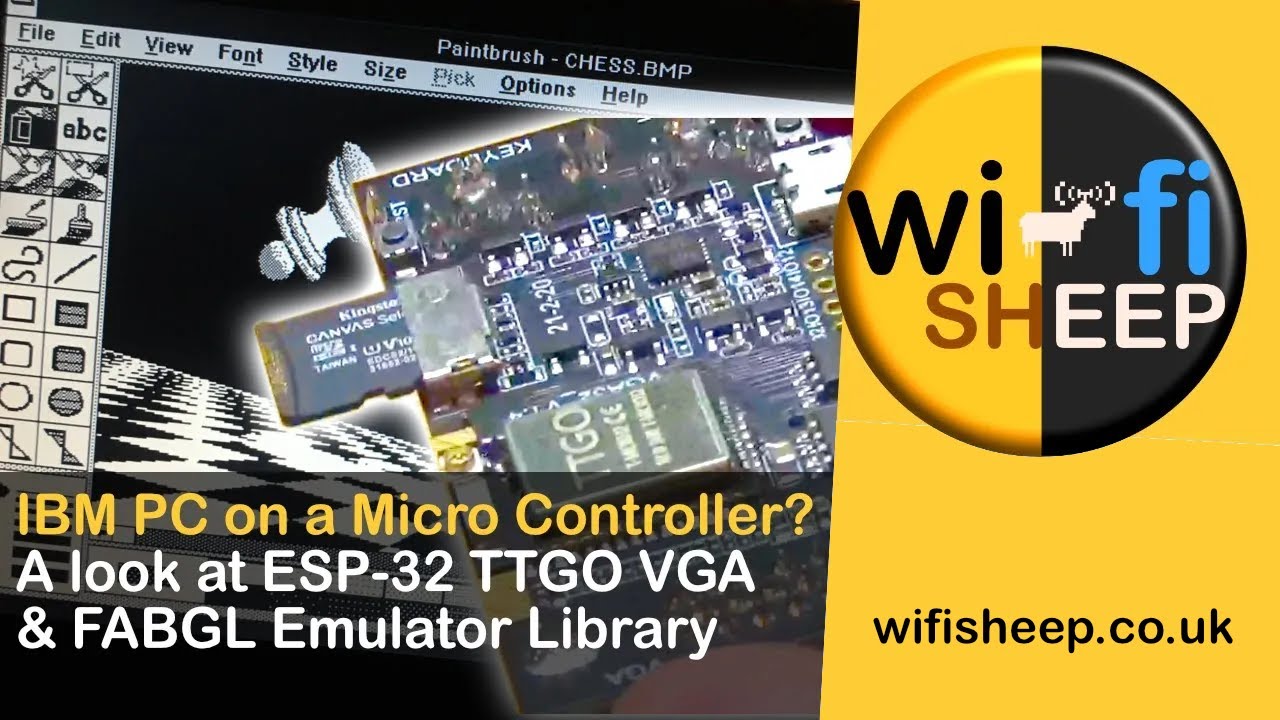 #ESP32 #IBM PC / #Windows On A Microcontroller? - YouTube