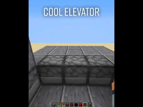 Minecraft Cool Elevator 3x3 рџ рџ Shorts Youtube