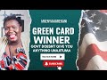 Greencard winner says apply its real