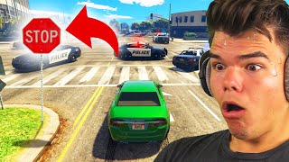 Playing GTA 5 Without BREAKING LAWS!