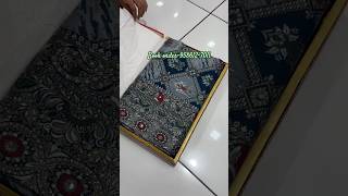 A very beautiful pure dola silk blue colour Sarees ￼#trending #video #shorts #youtube #instagram