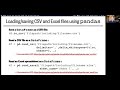 Lesson 9, Part 2: Pandas - DataFrame objects, CSV files