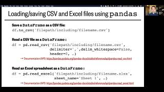 Lesson 9, Part 2: Pandas - DataFrame objects, CSV files