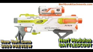 [PREVIEW] Nerf Modulus BATTLESCOUT ICS-10 Blaster [Nerf News] (New Nerf Guns 2016)