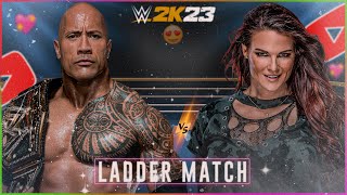 Lita VS Rock | Ladder Match | WWE 2K23 | Prash Gaming