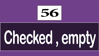 56 - ( CSS3 Tutorial ) Selectors : checked , disabled , empty , enabled